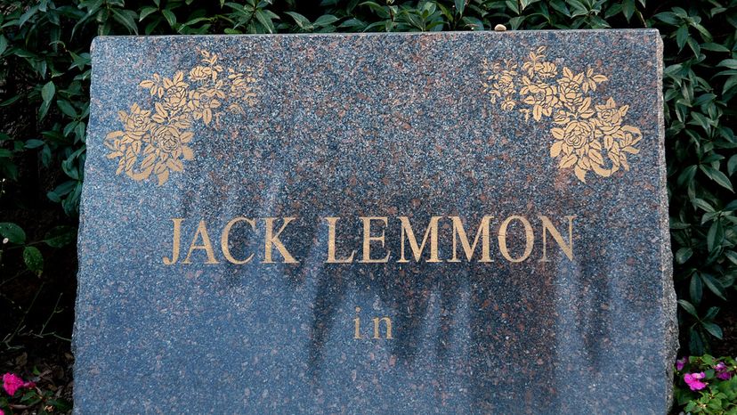 Jack Lemmon's grave