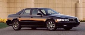 Seville sales dropped in the early 2000s. The 2002 Cadillac Seville is pictured here.