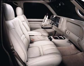 Interior shot of the 2000 Escalade