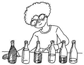 Illustration of a soda bottle orgam