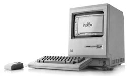 The Macintosh computer debuted in 1984.