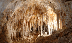 The Doll's Theater in Carlsbad Caverns is one of the cave system's stunning features.