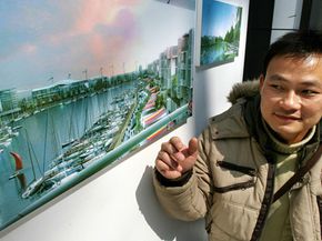 Dongtan will include urban developments and ecological parks.