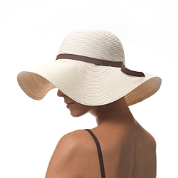 Yes, floppy hats help keep the sun off, but they're also incredibly chic. 