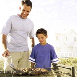 Grilling is a great pastime to share with kids of all ages.