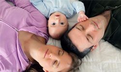 baby sleeping with parents