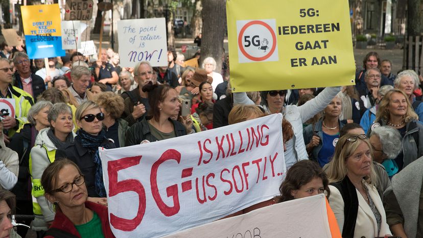 protest against 5G