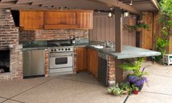 Outdoor kitchens are the ultimate for those who like to entertain.