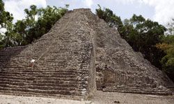 Ancient ruin of pyramid reveals forgotten civilization.