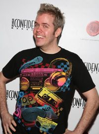 Gossip blogger Perez Hilton.