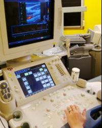 ArterioVision pairs ultrasound equipment like this with NASA's software genius.