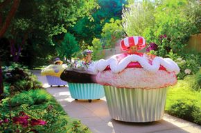 These $25,000 customized Cupcake Cars are made of fabric, wood and sheet metal. They're powered by a 24-volt electric motor.