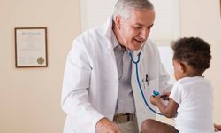 baby with pediatrician