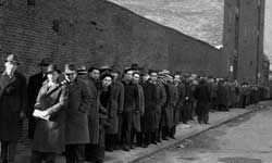 During the Great Depression, a line of some 7,000 men applied for 25 open positions.