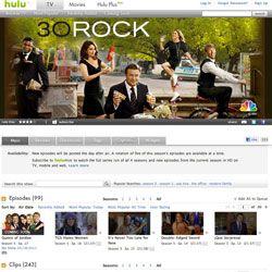 Screenshot of Hulu.com