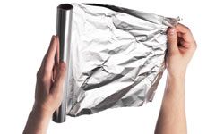 The aluminum foil uses of light reflection