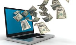 Your computer won't take cash, but there are multiple ways to send money online.