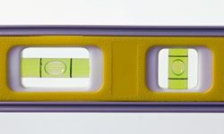 A spirit level