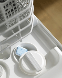 Sometimes switching your regular detergent for tablets is enough to do the trick.