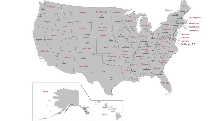 50 U.S. states