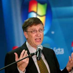 Bill Gates speaks during a launch of the Windows Vista operating system. Users can use Safe Mode in Vista as well as earlier versions of Windows. See more Bill Gates pictures.