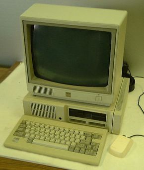 The IBM PC Jr. with an 8088 processor running at 4.77 MHz.