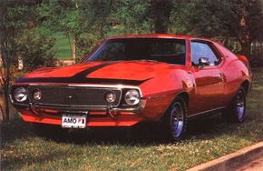 1972 javelin amx, red